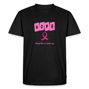 Breast Cancer awareness - Men's Premium T-Shirt - black - Front - Nico (187cm)