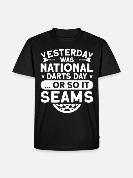 Darts Dart Player - Men's Premium T-Shirt - black