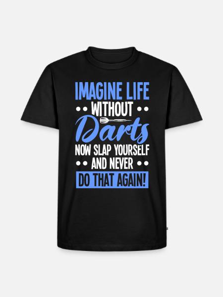 Darts Dart Player - Men's Premium T-Shirt - black
