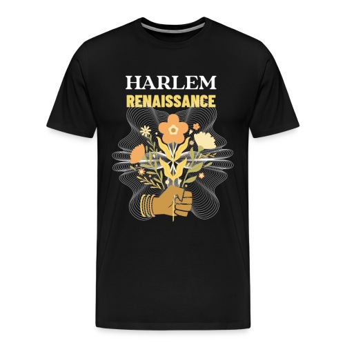 Harlem Renaissance Flowers - Men's Premium T-Shirt
