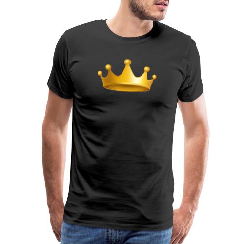 GOLD HAYDOS KING CROWN - Men's Premium T-Shirt