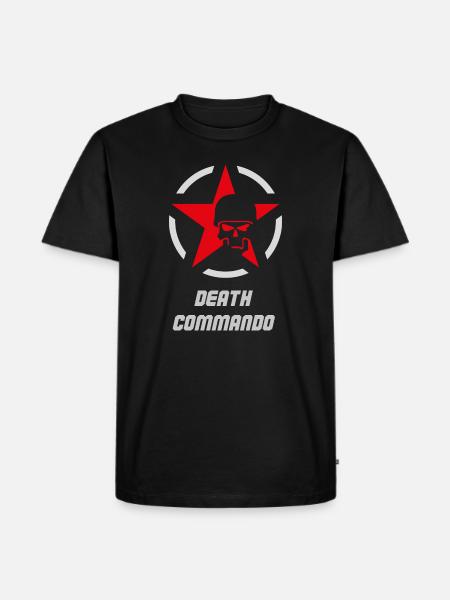 Death Commando Military Skull - Men's Premium T-Shirt - black