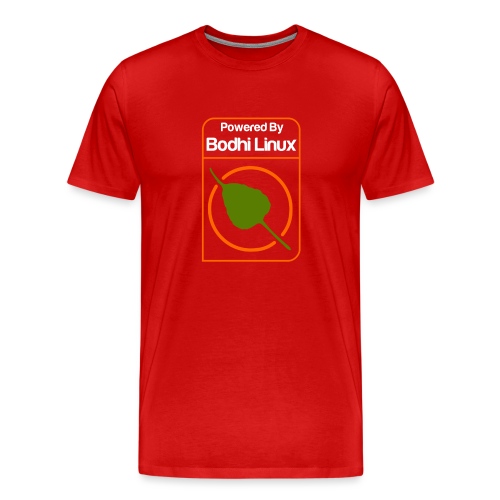 Powered by Bodhi Linux - Men's Premium T-Shirt