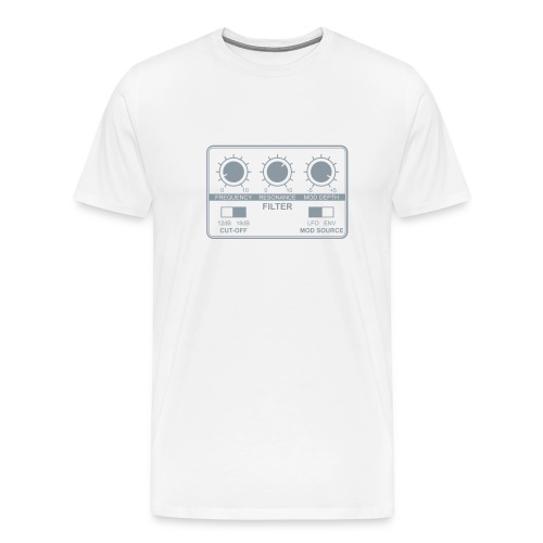 Synth Filter with Knobs - Men's Premium T-Shirt