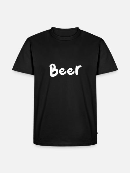 Beer - Deer - Men's Premium T-Shirt - black