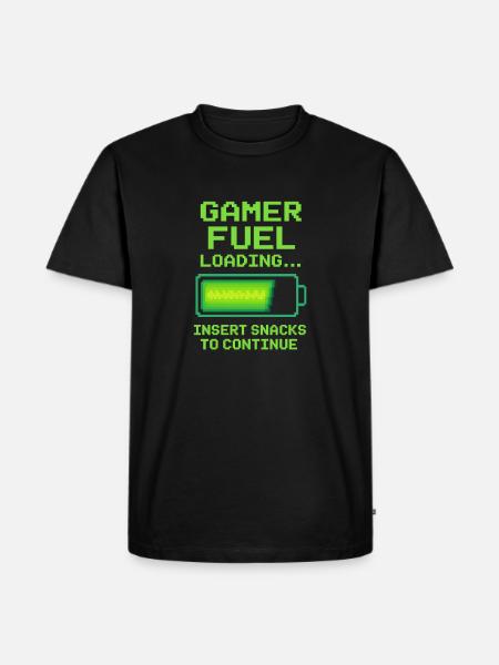 Gamer fuel - Men's Premium T-Shirt - black