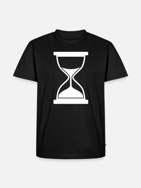 Minimal Hourglass Silhouette - Men's Premium T-Shirt - black