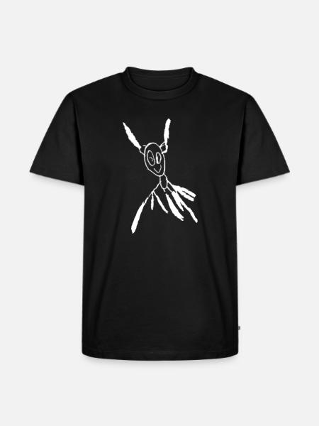 Child's Alien - white - Men's Premium T-Shirt - black