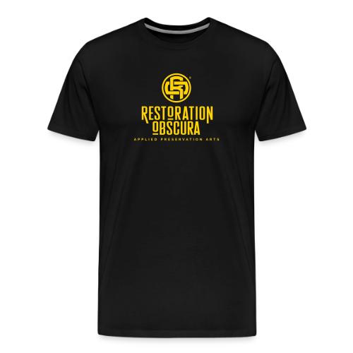 Restoration Obscura Propaganda Logo - Men's Premium T-Shirt