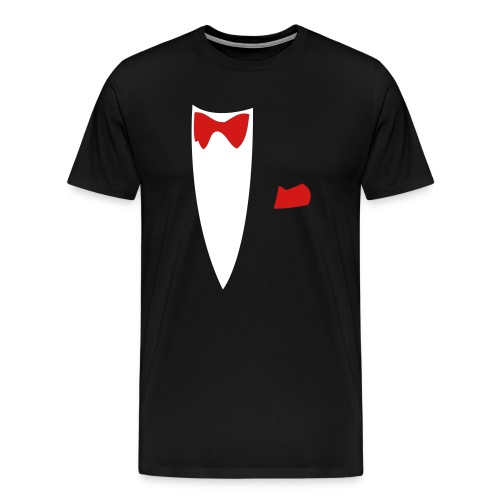 Funny Joke Tux Gag T-shirts - Men's Premium T-Shirt