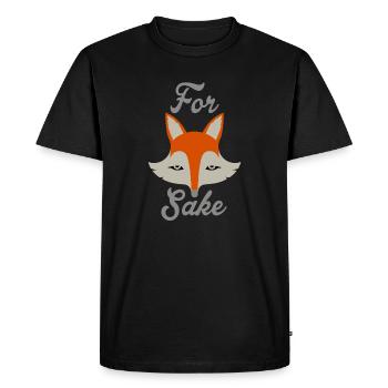 For Fox Sake - Men's Premium T-Shirt - black - Front - Nico (187cm)