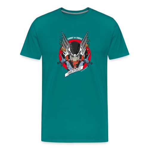 Space fighter color - Men's Premium T-Shirt