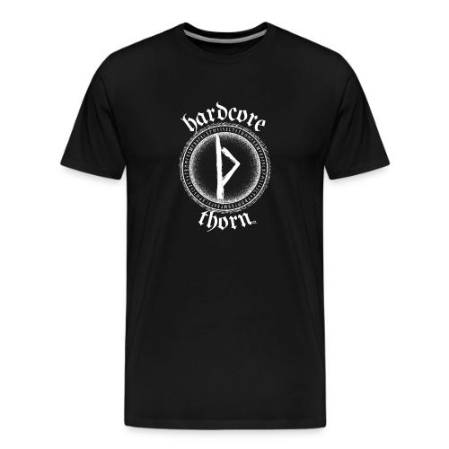 Hardcore Thorn (white design) - Men's Premium T-Shirt
