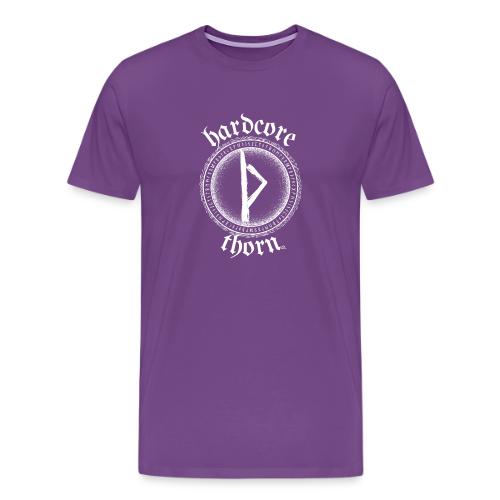Hardcore Thorn (white design) - Men's Premium T-Shirt