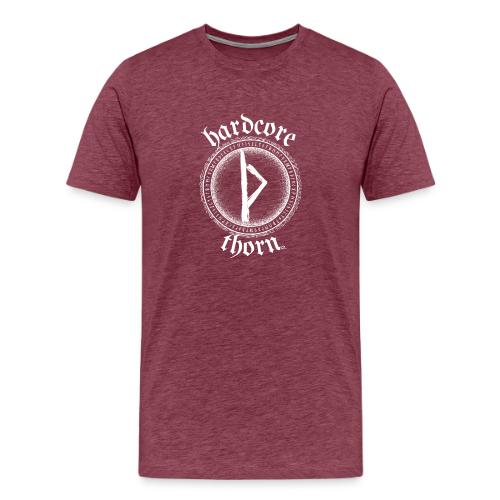 Hardcore Thorn (white design) - Men's Premium T-Shirt