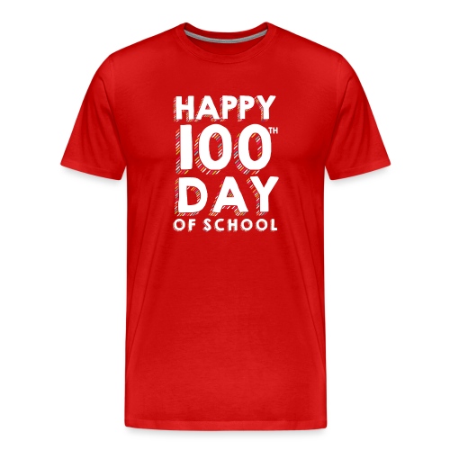 Happy 100th Day of School Sprinkles Teacher Tshirt - Men's Premium T-Shirt