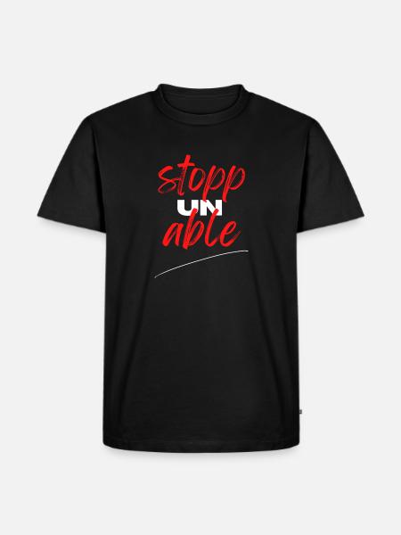 Un stoppable - Men's Premium T-Shirt - black