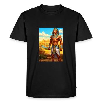Egyptian Pharaoh - Men's Premium T-Shirt - black - Front - Nico (187cm)
