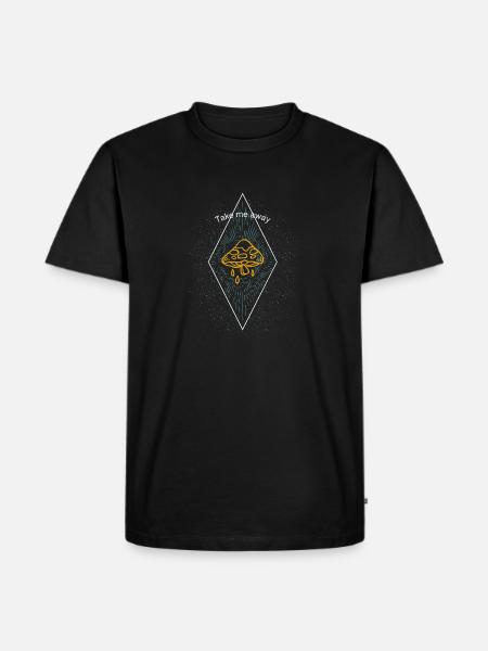 Take Me Away - Men's Premium T-Shirt - black