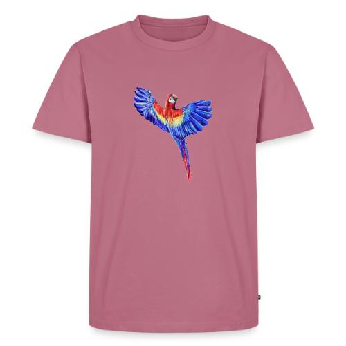 Scarlet macaw parrot - Men's Premium T-Shirt