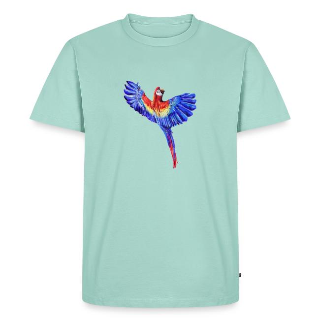 Scarlet macaw parrot