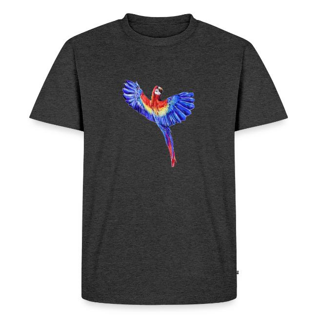 Scarlet macaw parrot