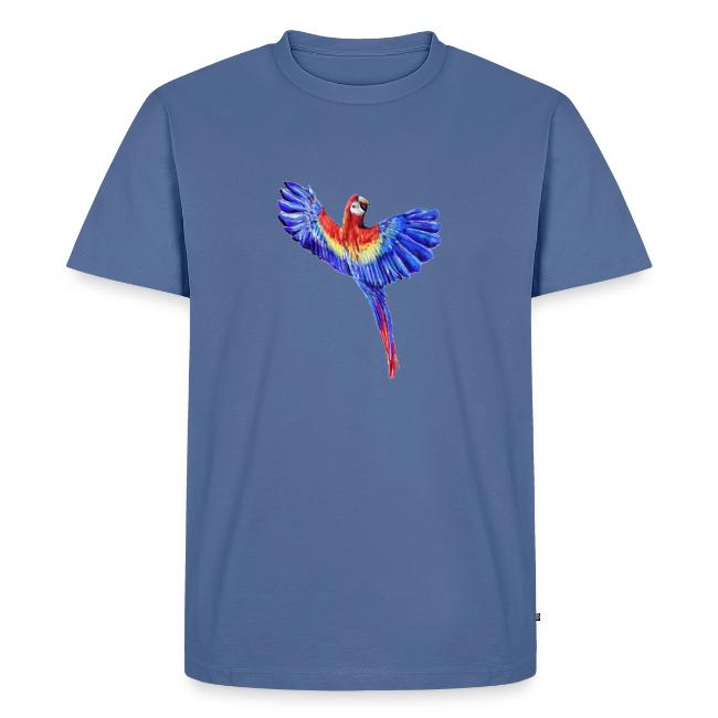 Scarlet macaw parrot