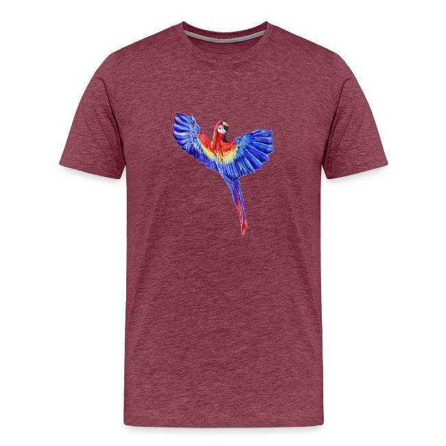 Scarlet macaw parrot