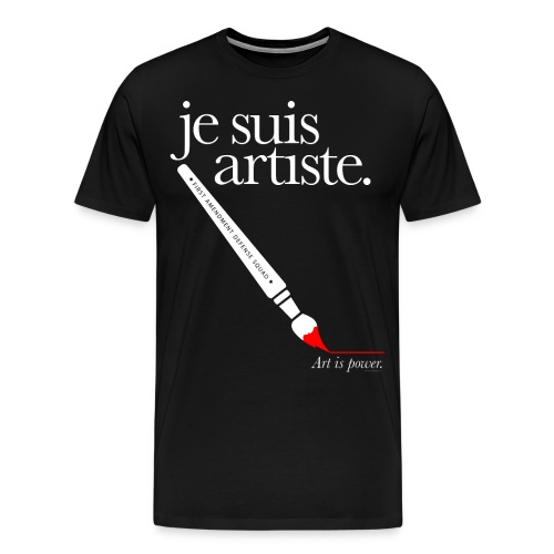 je suis artiste - Art is Power. - Men's Premium T-Shirt