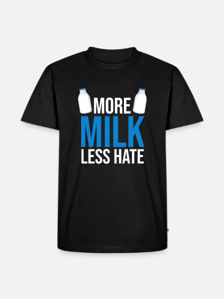 Milk - Men's Premium T-Shirt - black