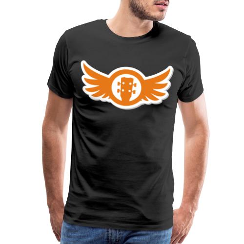 Ukulele Gives You Wings (Orange) - Men's Premium T-Shirt