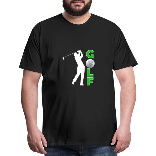 Golf: Classic Golf Motion - Men's Premium T-Shirt