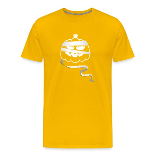Halloween Bandaged Pumpkin - Men's Premium T-Shirt