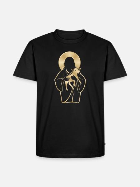 Jesus Shepherd - Men's Premium T-Shirt - black