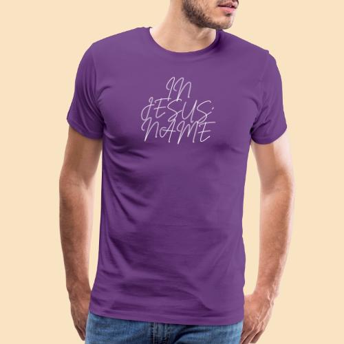IN JESUS NAME - Men's Premium T-Shirt