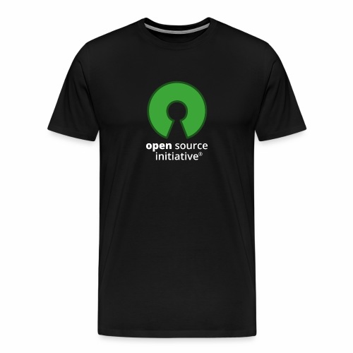 osi_logotype_color_to_whi - Men's Premium T-Shirt