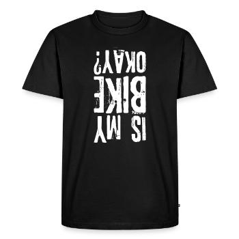 Motorcycle Biker Motocross - Men's Premium T-Shirt - black - Front - Nico (187cm)