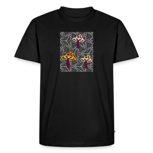 Fall Season Mushroom Designs - Men's Premium T-Shirt