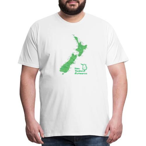 New Zealand's Map - Men's Premium T-Shirt