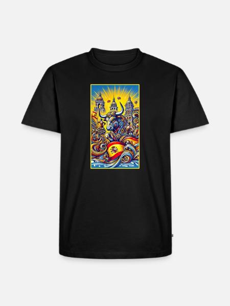 Spanien Stier Espana Design - Men's Premium T-Shirt - black