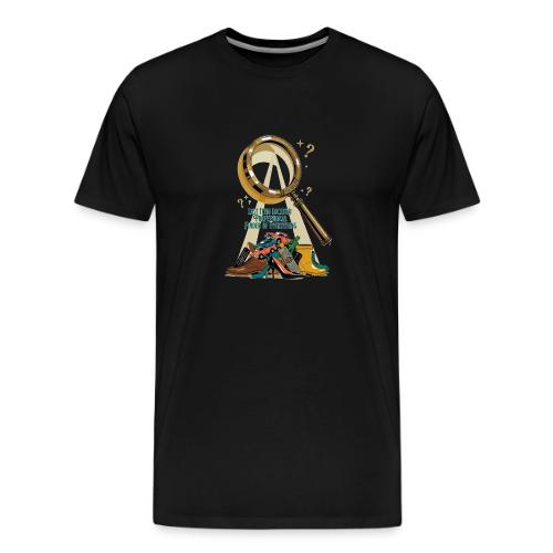 Lost Item Locator T Shirt, Professional Finder Mug - Men's Premium T-Shirt
