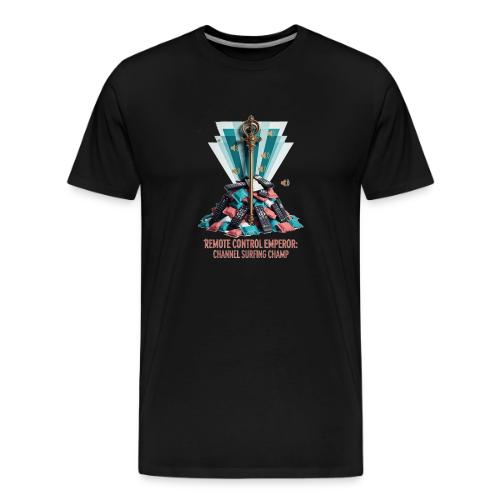 Remote Control Emperor T Shirt - Men's Premium T-Shirt