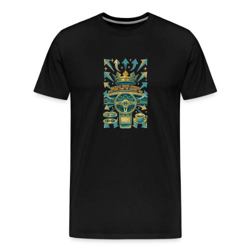 Backseat Driver T Shirt, Funny Dad Gift - Men's Premium T-Shirt