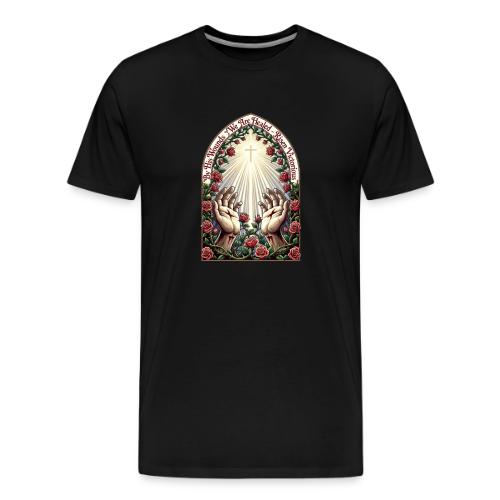 Easter By His Wounds Healed T Shirt, Renewal Gift - Men's Premium T-Shirt