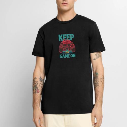 Don't Panic, Just Game On! - Men's Premium T-Shirt