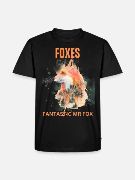 Foxes Fantastic MR Fox - Men's Premium T-Shirt - black