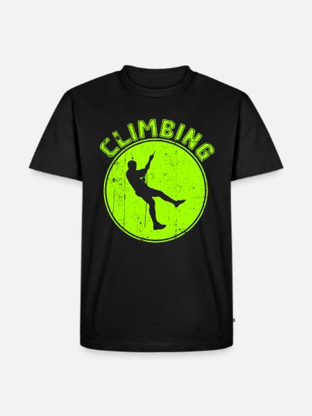 climbing - Men's Premium T-Shirt - black
