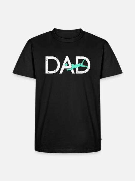 Volleyball Papa - Men's Premium T-Shirt - black