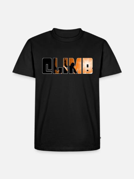 climb - Men's Premium T-Shirt - black