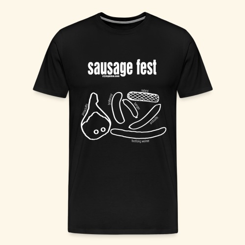 sausage fest - Men's Premium T-Shirt
